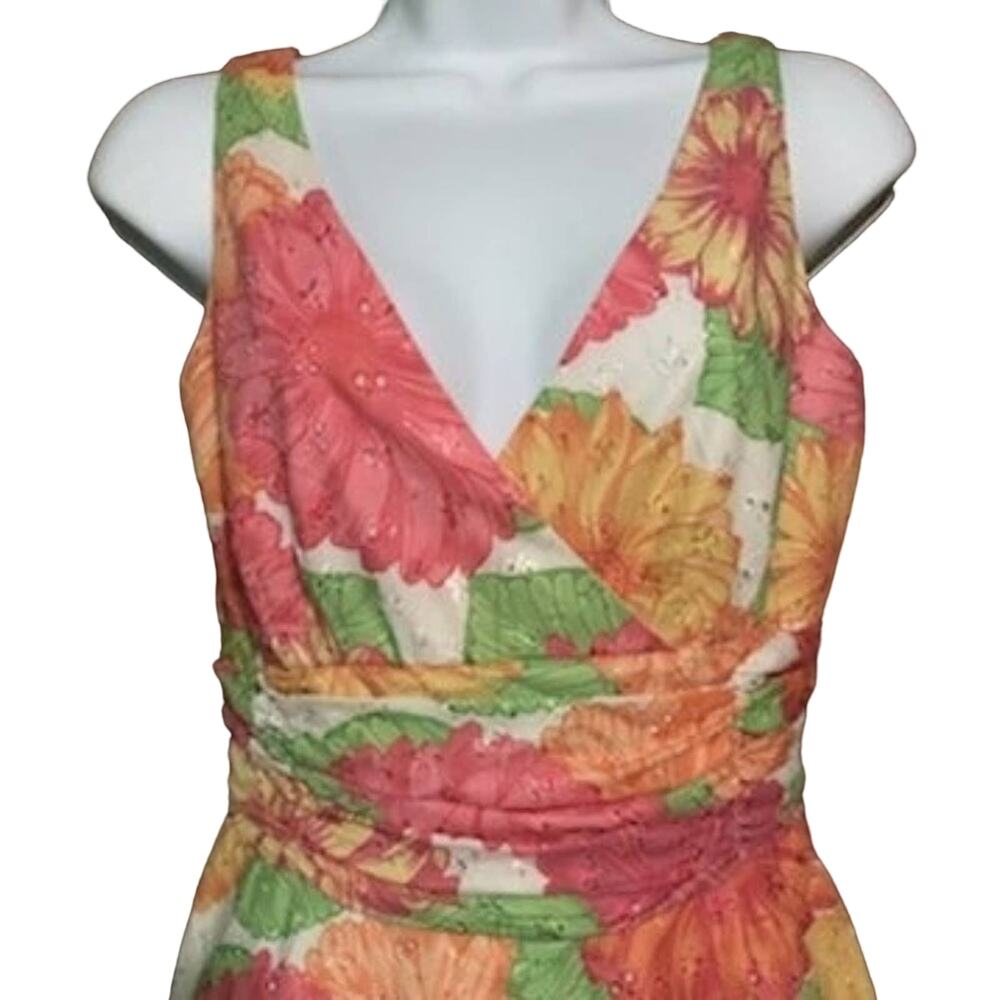 Emma James Pink Floral Dress Size 6